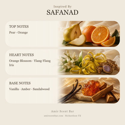 SAFANAD fragrance notes