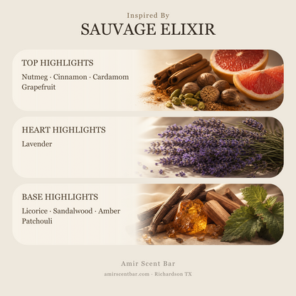 SAUVAGE ELIXIR fragrance notes