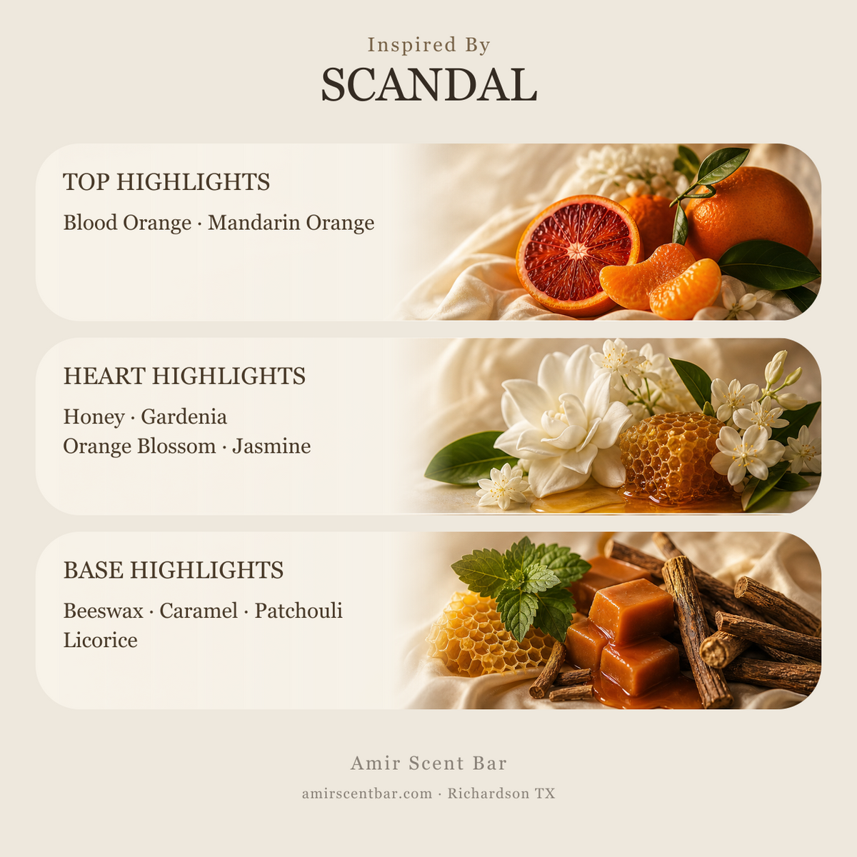 SCANDAL fragrance notes