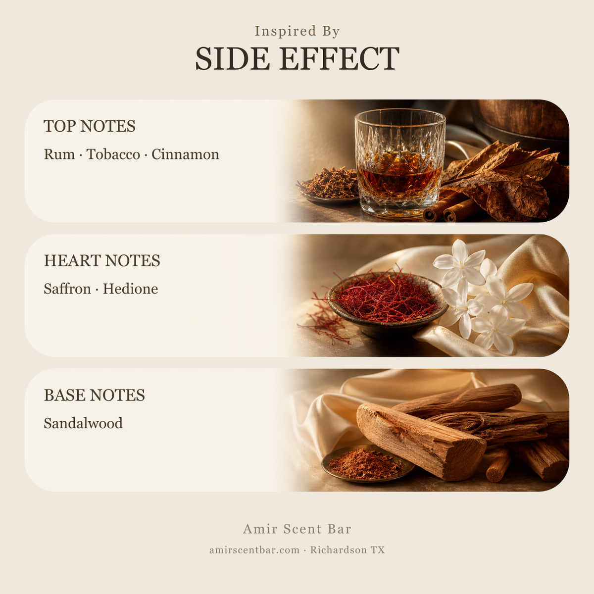 SIDE EFFECT fragrance notes