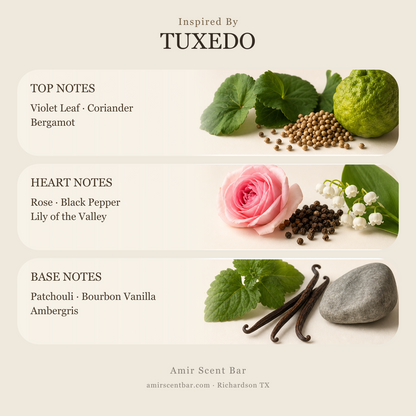 TUXEDO fragrance notes