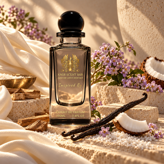 VANILLA POWDER by Amir Scent Bar with scent-inspired editorial styling