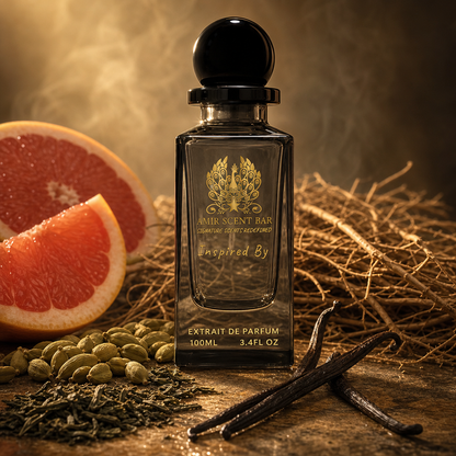 VETIVER AND GOLDEN VANILLA by Amir Scent Bar with verified scent-note ingredients