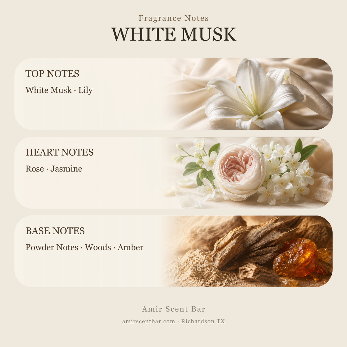 WHITE MUSK fragrance notes