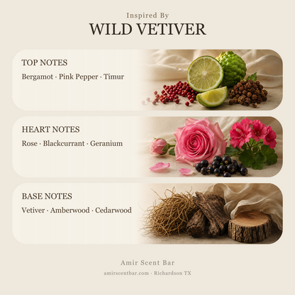 WILD VETIVER fragrance notes