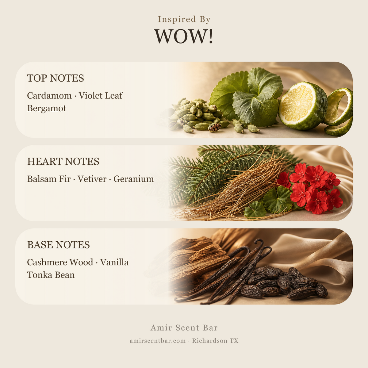 WOW! fragrance notes